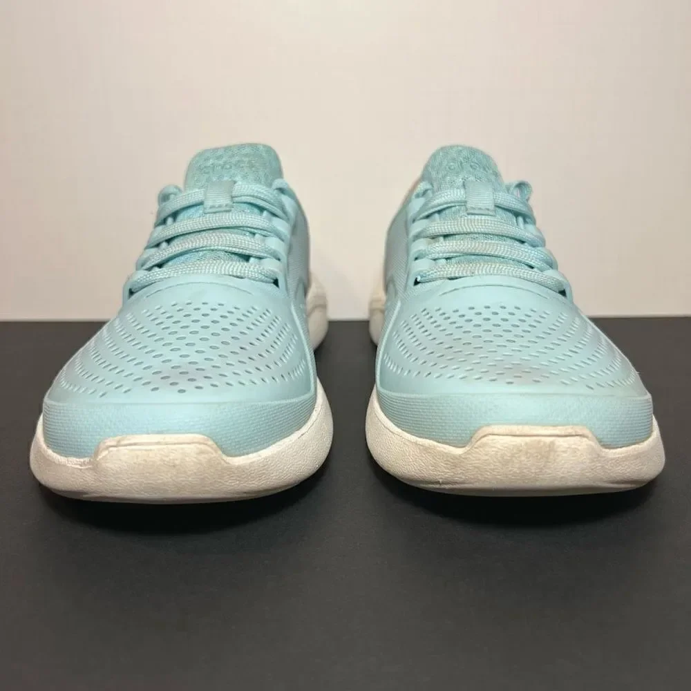 Womens CROCS LiteRide Pacer Teal Athletic Shoes / Size 9